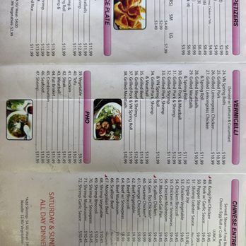 Pho La - Menu as of  August 2026 - Vietnamese Near Me - San Antonio, Texas