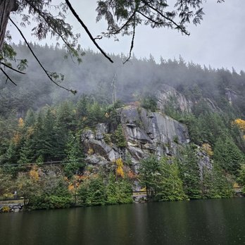 Murrin Provincial Park - Browning lake in the rain - Parks Near Me Murrin Provincial Park - Browning lake in the rain - Parks Near Me