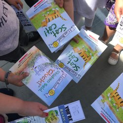 Assistance League of Visalia - Books given to everyone is a school.