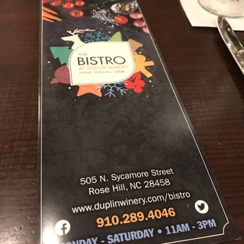 The Bistro At Duplin Winery - Wineries Near Me - Rose Hill, North Carolina The Bistro At Duplin Winery - Wineries Near Me - Rose Hill, North Carolina