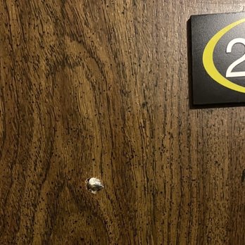 Super 8 by Wyndham Blackwell - Toilet paper filling missing lens in peep hole. - Hotels Near Me - Blackwell, Oklahoma Super 8 by Wyndham Blackwell - Toilet paper filling missing lens in peep hole. - Hotels Near Me - Blackwell, Oklahoma