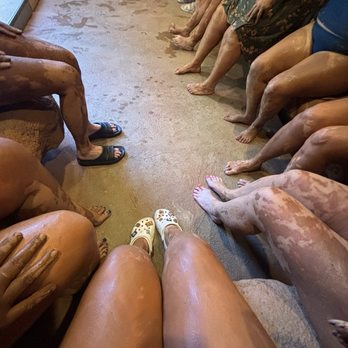 Glen Ivy Hot Springs - Drying off in the heated room - I forget what it's called - Hot Springs Near Me - Temescal Valley, California