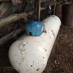 Lone Pine Chamber of Commerce - The tank is loose. Too close to our property. My husband is 100% disabled combat veteran.