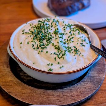 Meadow Woodfire Grill - Whipped potatoes with chives - New American Near Me - Cumming, Georgia Meadow Woodfire Grill - Whipped potatoes with chives - New American Near Me - Cumming, Georgia