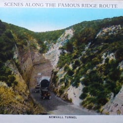 Beales's Cut - The Newhall Tunnel replaced Beale's Cut passing through the Santa Susana and San Gabriel Mountains heading north.