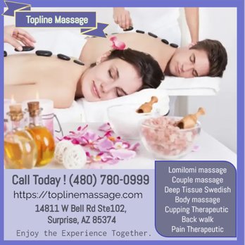 Topline Massage - Hot Stone Massage is a speciality massage where smooth, heated stones are used by the therapist by placing them or rubbing t... - Massage Therapy Near Me - Surprise, Arizona Topline Massage - Hot Stone Massage is a speciality massage where smooth, heated stones are used by the therapist by placing them or rubbing t... - Massage Therapy Near Me - Surprise, Arizona