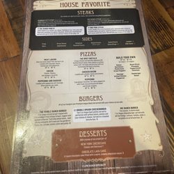 MK Ranch Bar & Grill - MENU