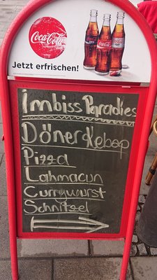 Menu photo 1 Imbiss Paradies Rosenheim, BY