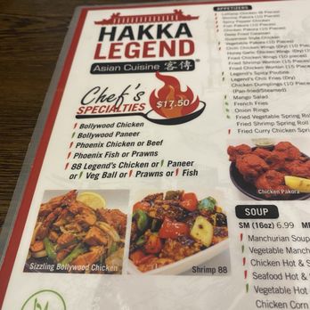 Hakka Legend Asian Cuisine - The menu - Halal Near Me - Markham, Ontario