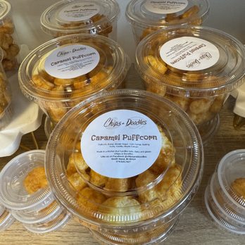 Chips & Doodles - Caramel Puffcorn - Desserts Near Me