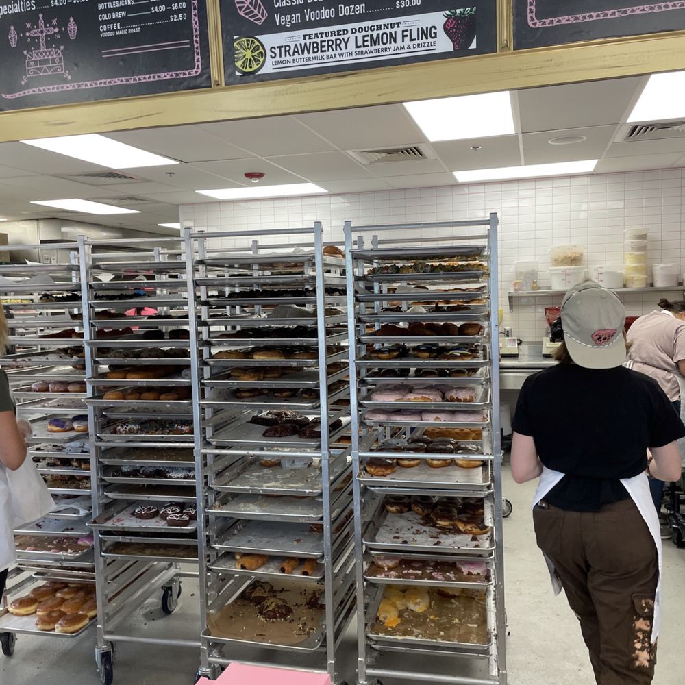 Voodoo Doughnut - Donut racks - Donuts Near Me - Boulder, Colorado