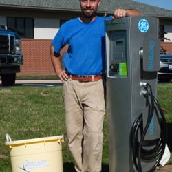 Alert Electric - Chris Manning of Alert Electric with the GE Durastation he installed at my office
