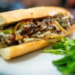 The Vegan Nest Café - Philly Cheesesteak