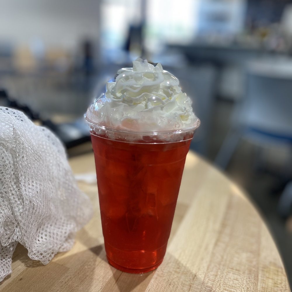 Italian cream soda from the espresso bar. Italian cream soda from the espresso bar.