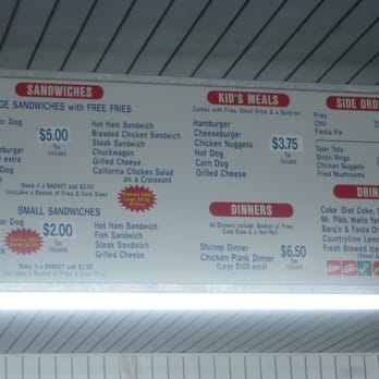Bob's Drive-In Restaurant - a menu - Ice Cream & Frozen Yogurt Near Me - Paducah, Kentucky