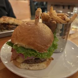 The burger was outstanding