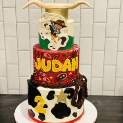 Sugars Bakery - Rodeo themed birthday cake!