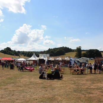 West Dean Gardens - Food area with lovely views - Parks Near Me - Chichester, WSX