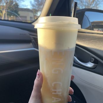 Feng Cha Tea House - Green tea with sea salt foam - Bubble Tea Near Me - Dublin, California Feng Cha Tea House - Green tea with sea salt foam - Bubble Tea Near Me - Dublin, California