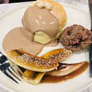 Fufu Pancake Cafe - nutella/banana - Pancakes Near Me - Vancouver, British Columbia