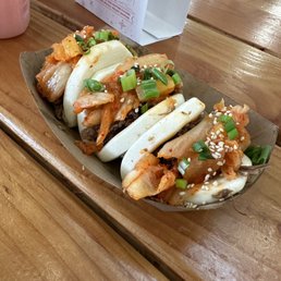 Mushroom Pineapple Kimchi Bao