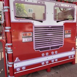 Costanso Fire Station 84 Park - Front of fire truck
