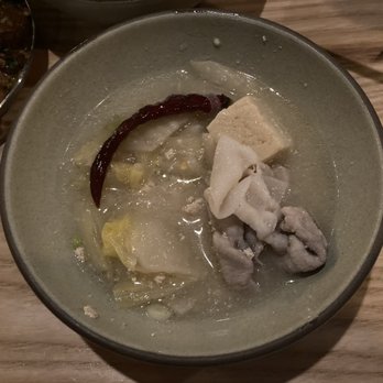 San Ho Won - White kimchi jjigae - Korean Near Me - San Francisco, California