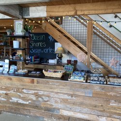 Ocean Shores Soapworks - Pay here downstairs on the left.
