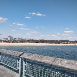 Cummings Park - View of the beach from the pier