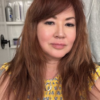 D&D Salon - Went from Purple/Ash Blond to Copper! - Hair Salons Near Me - Elk Grove, California D&D Salon - Went from Purple/Ash Blond to Copper! - Hair Salons Near Me - Elk Grove, California