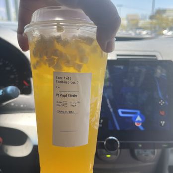 Starbucks - Pineapple  refresher - Coffee & Tea Near Me - Del Mar, California