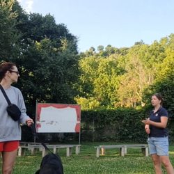Go Dog Go Dog Training - 1 on 1 training session in the park. By session 4, we will have your dog working at a medium level of distraction.