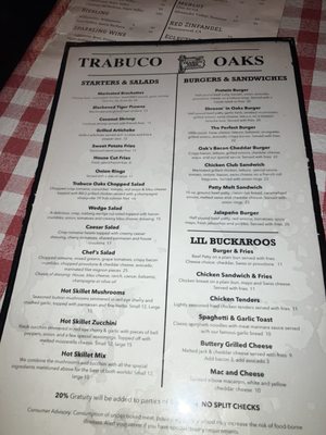 Menu photo 3 Trabuco Oaks Steakhouse Trabuco Canyon, CA Menu photo 3 Trabuco Oaks Steakhouse Trabuco Canyon, CA