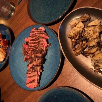 Matu - Garlic lemon lobster, ribeye, mushrooms - Steakhouses Near Me - Beverly Hills, California Matu - Garlic lemon lobster, ribeye, mushrooms - Steakhouses Near Me - Beverly Hills, California