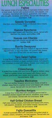 Menu photo 7 Los Amigos Mexican Restaurant Mountain View, MO Menu photo 7 Los Amigos Mexican Restaurant Mountain View, MO