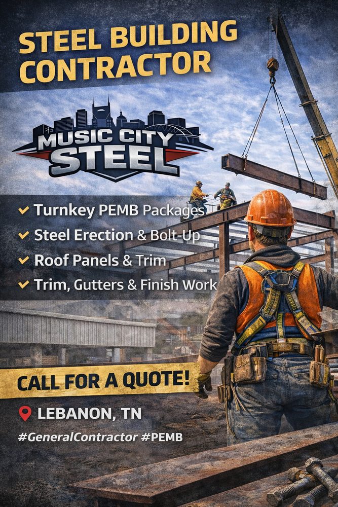 Music City Steel - Garage Door Contractor in Lebanon, TN