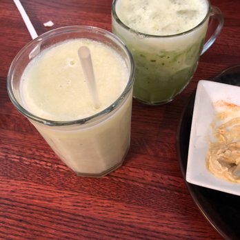 Pom & Olive - Honey Cantaloupe and Cucumber Refresher - Mediterranean Near Me - Costa Mesa, California Pom & Olive - Honey Cantaloupe and Cucumber Refresher - Mediterranean Near Me - Costa Mesa, California
