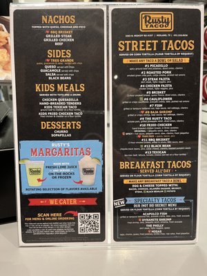 Menu photo 4 Rusty Taco Midland, TX