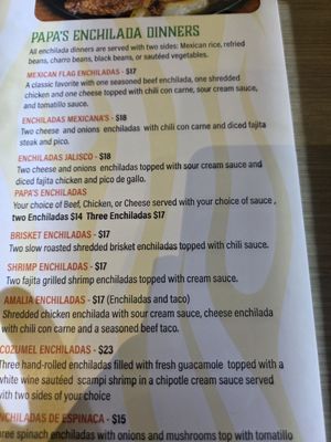Menu photo 3 Papa Lopez Mexican Cantina Allen, TX Menu photo 3 Papa Lopez Mexican Cantina Allen, TX