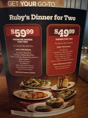 Menu photo 1 Ruby Tuesday Greensboro, NC