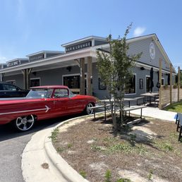 Exterior outside entrance of Hidden Ships Distillery - Outside - Surf City, North Carolina Exterior outside entrance of Hidden Ships Distillery - Outside - Surf City, North Carolina
