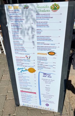 Menu photo 2 La Vela Calella de Palafrugell, GI