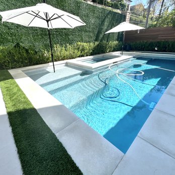 California Pools - Finished pool and landscaping. - Swimming Pools Near Me - San Clemente, California