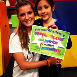 Vargas Academy of Gymnastic Arts - Skills check off certificate with coach Lindsay!! She completed her level!! Congrats!!!