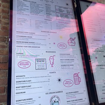 Midnight Ferry - Menu June 2023 - Ice Cream & Frozen Yogurt Near Me - Newburgh, New York