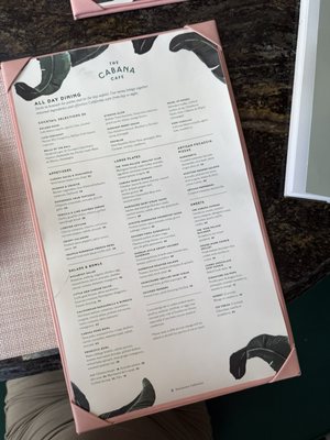 Menu photo 7 The Cabana Cafe Beverly Hills, CA Menu photo 7 The Cabana Cafe Beverly Hills, CA