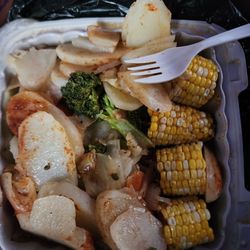 Steamed Basa Mixed Vegetables Potatoes
