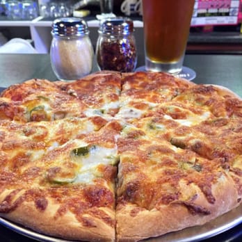 Twin Foxes - Jalapeño & Mushroom Pizza - Twin Foxes - Bars Near Me - Everett, Washington Twin Foxes - Jalapeño & Mushroom Pizza - Twin Foxes - Bars Near Me - Everett, Washington
