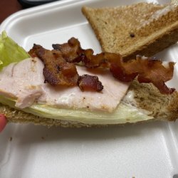 Leo's Coney Island - Jr Club sandwich... definitely not worth the $7.62 + tip I paid.