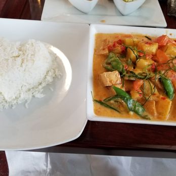 Siam Cuisine - Pineapple curry with tofu. Sweet and spicy. Yerm. - Thai Near Me - Anchorage, Alaska Siam Cuisine - Pineapple curry with tofu. Sweet and spicy. Yerm. - Thai Near Me - Anchorage, Alaska